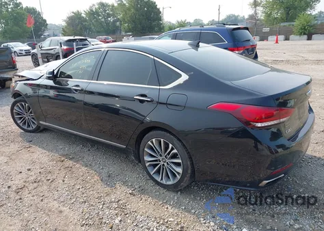 2017 Genesis G80 3.8 из США, поврежденный, VIN KMHGN4JE6HU210166